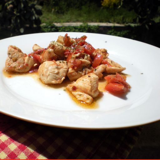 Dadini di pollo alla calabrese