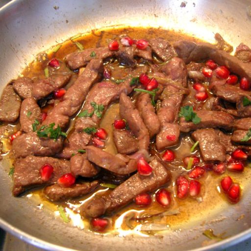 Fegato di vitello aromatizzato