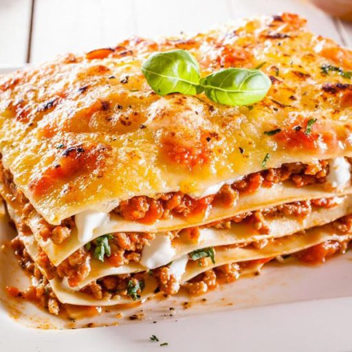 Lasagne integrali con la carne