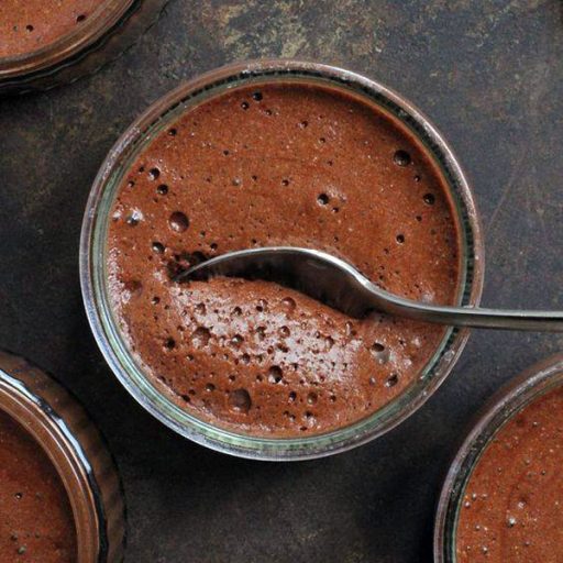 Mousse al cioccolato fondente