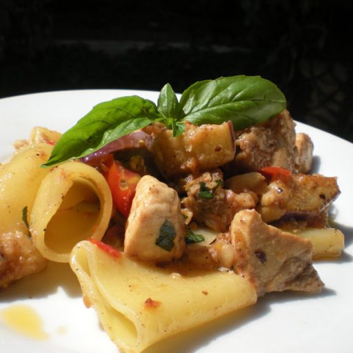 Nostrane alle melanzane e pesce spada
