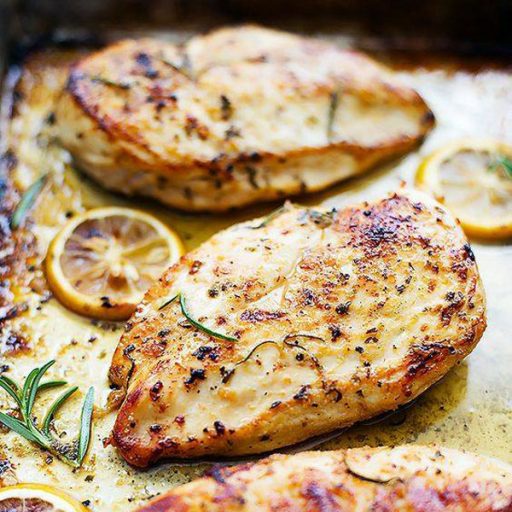 Pollo al limone ad allo zafferano