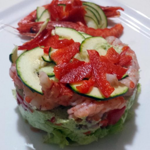 Tortino allo zenzero con i gamberi