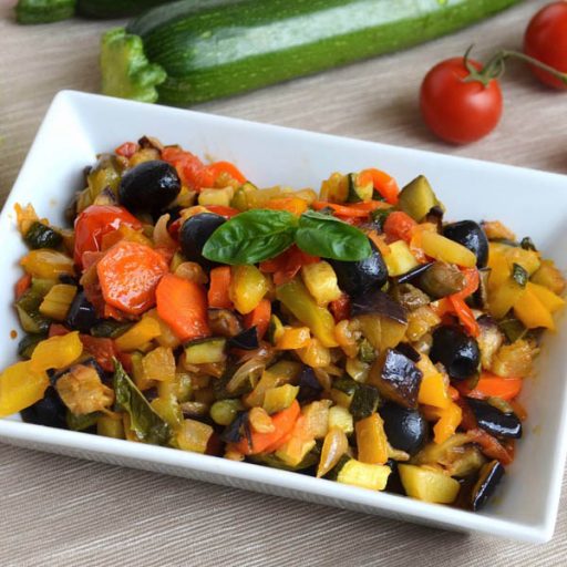 Caponata di verdure (senza glutine e lattosio)