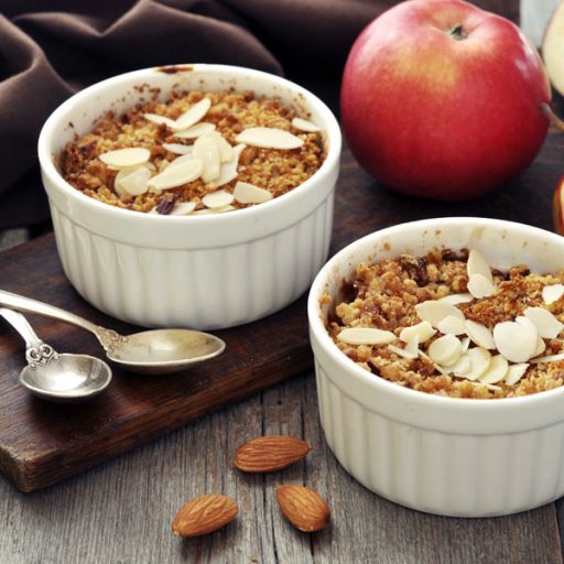 Crumble di mele (senza glutine, lattosio e nichel)