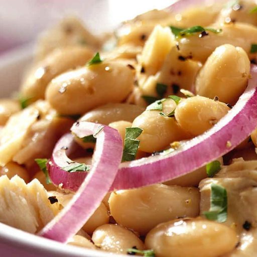 Insalata di fagioli e tonno (senza glutine e lattosio)