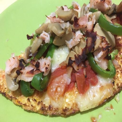 Pizza di cavolfiore farcita