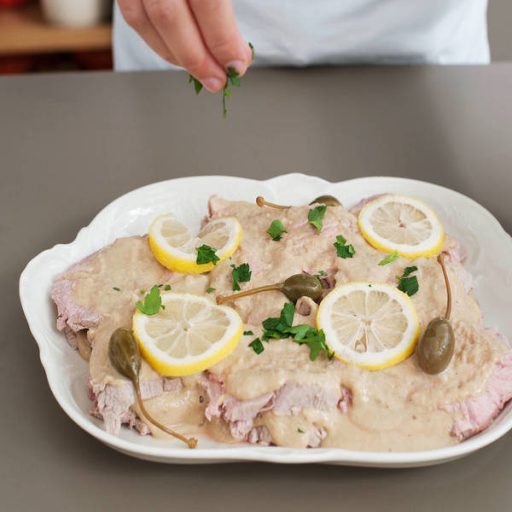 Vitello tonnato senza maionese